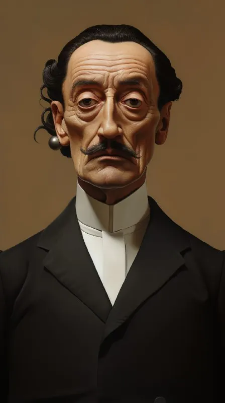 Dali-Style Chinese Traditional Art Upper Body Render