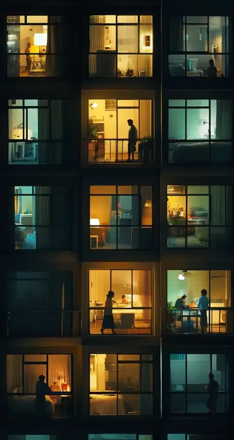 Apartment Life in Shadows
