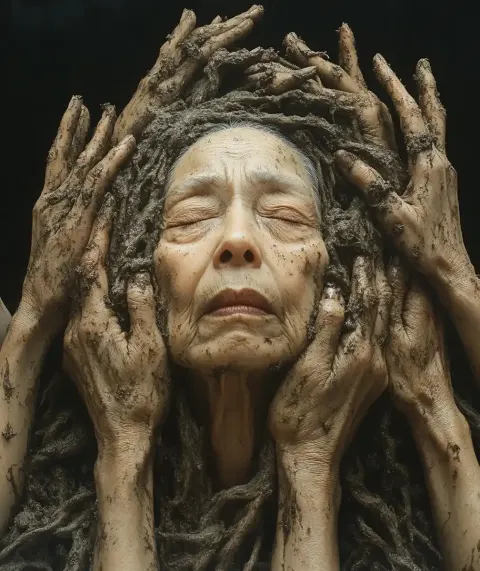 Mud-Covered Women by Yamamoto
