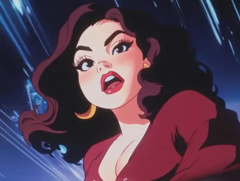 90s Anime Screencap Style