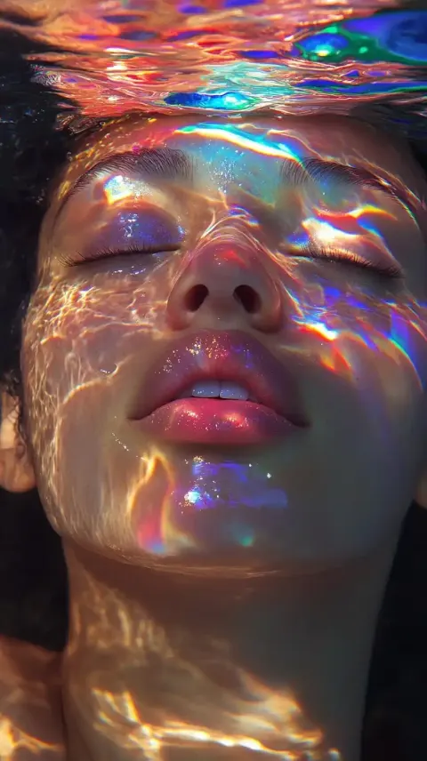 Hyper-Realistic Underwater Portrait