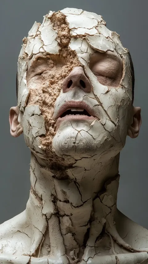 Surreal Portrait of Disintegration
