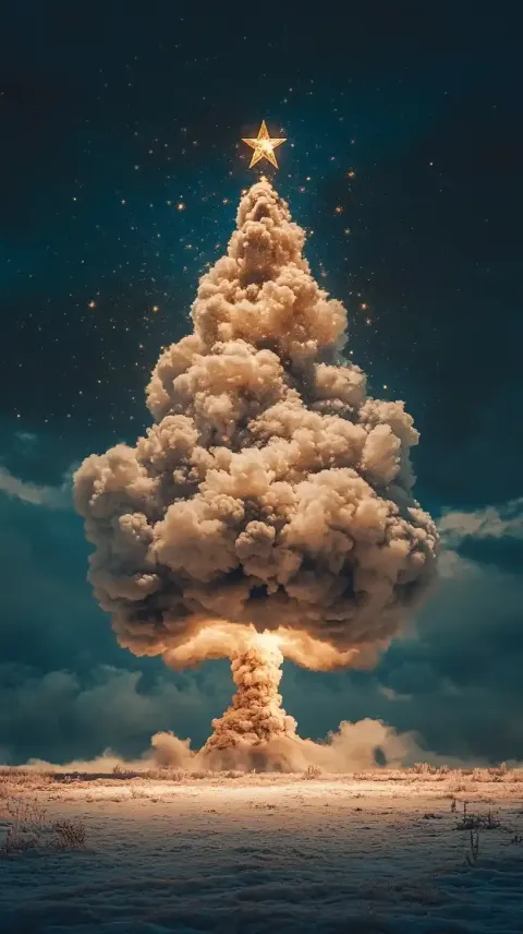 Nuclear Christmas Tree Cloud