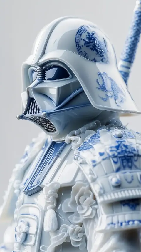 Porcelain Darth Vader Helmet