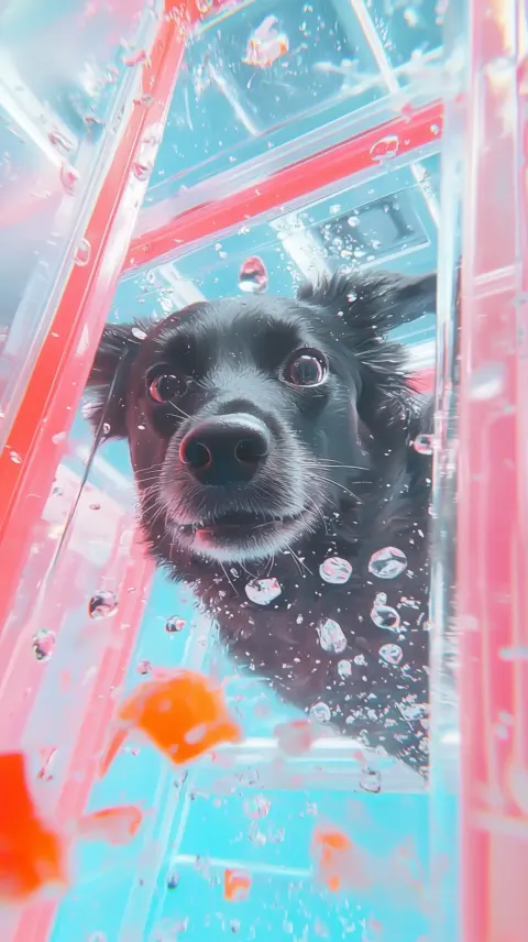 Surreal Vacuum Bag Dog