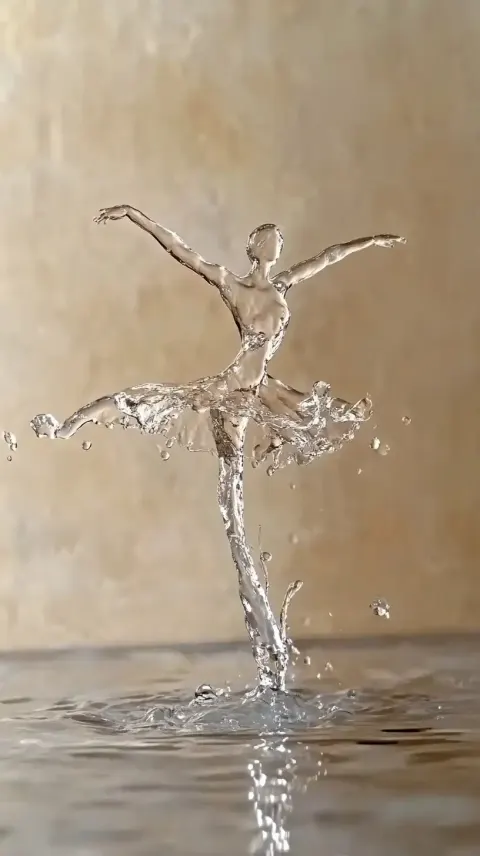 Ballerina Water Drop Impact