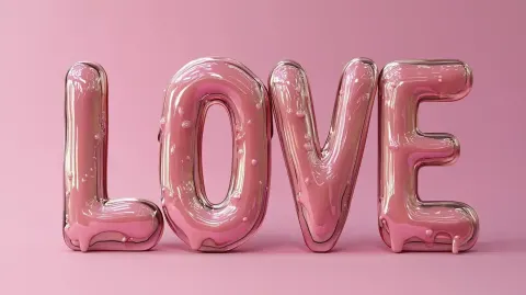3D Dripping Love Banner