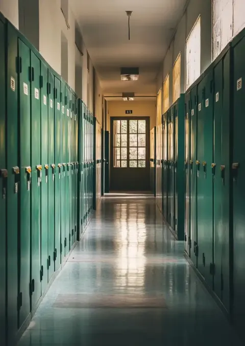 Raw Editorial School Hallway