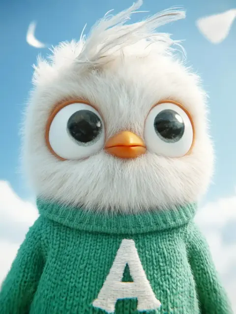 Chick in Green Sweater