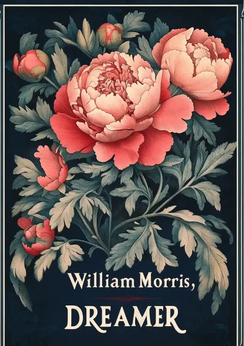 Morris Peonies Exhibition Poster