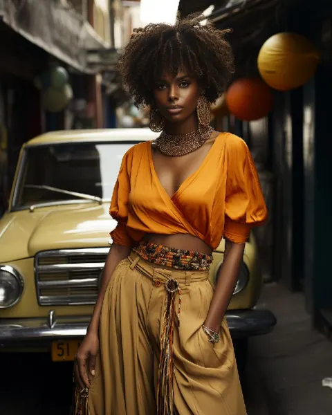 Exotic Model Urban Fashion Film Still