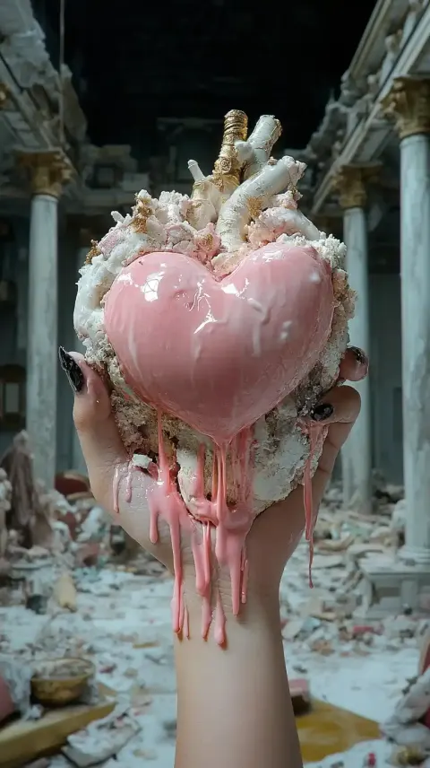 Glazed Heart in Hand