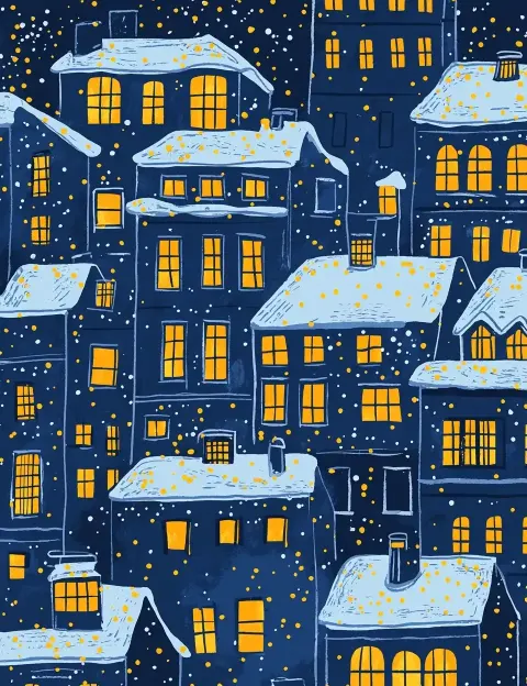 Christmas Patterned Windows