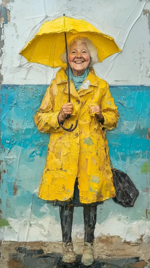 Whimsical Woman by Sea