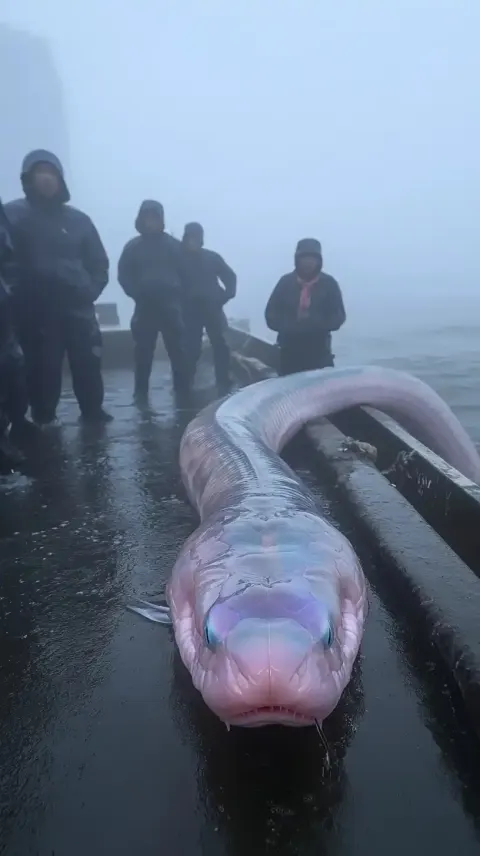 Fishermen and Mythical Sea Snake