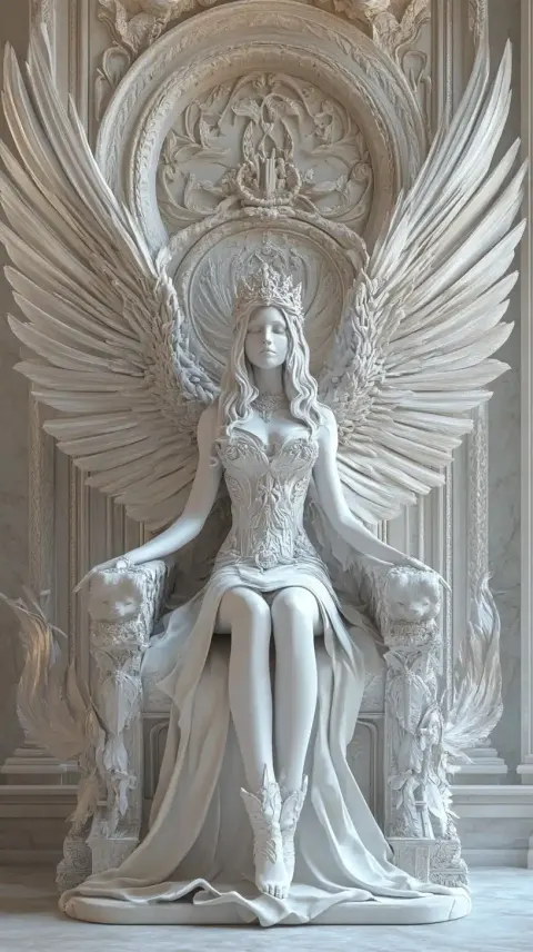 Ultra Realistic Winged Goddess