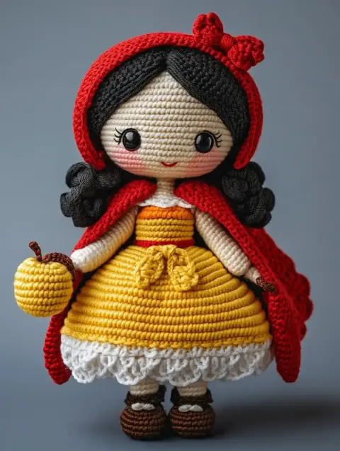 Crochet Snow White Doll