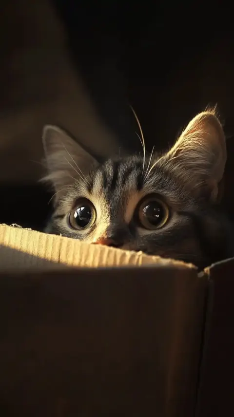 Cozy Cat in Box