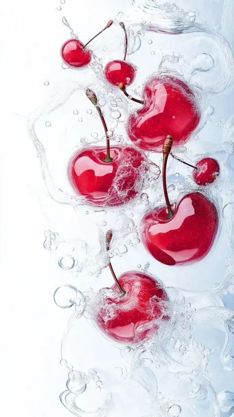 X-Ray Cherries with Water