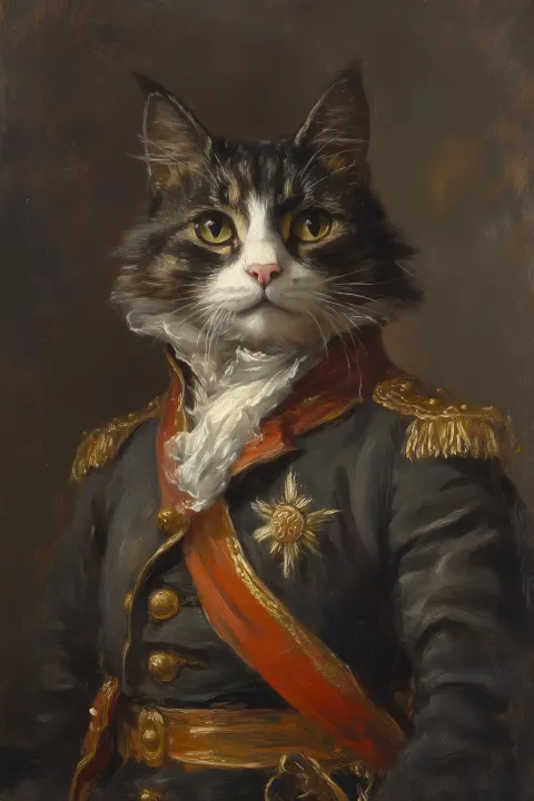 Military Cat Portraiture