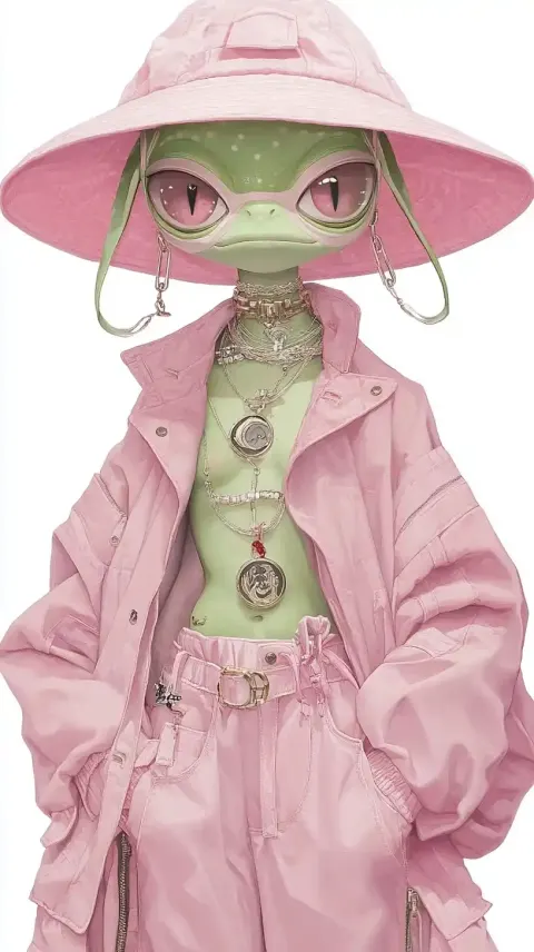 Chubi Girl with Pepe