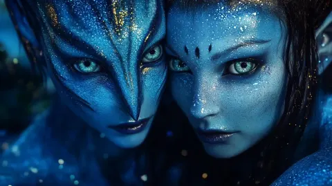 Ethereal Mermaids in Ocean