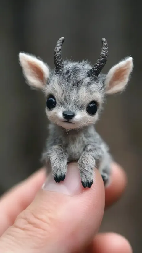 Macro Photorealistic Deer Thumb