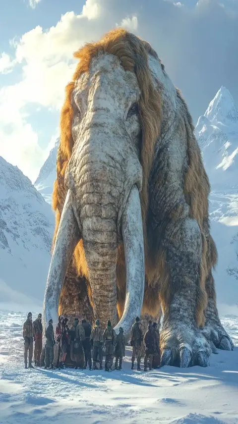 Mastodon Encounter at Sunrise