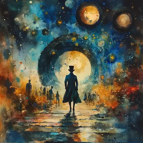 Whimsical Gentleman in Futurity