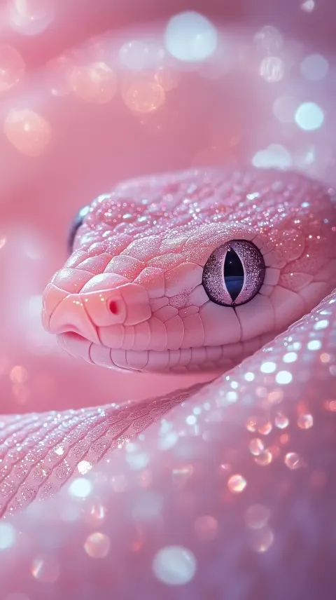 Miniature Glitter Snake Panorama