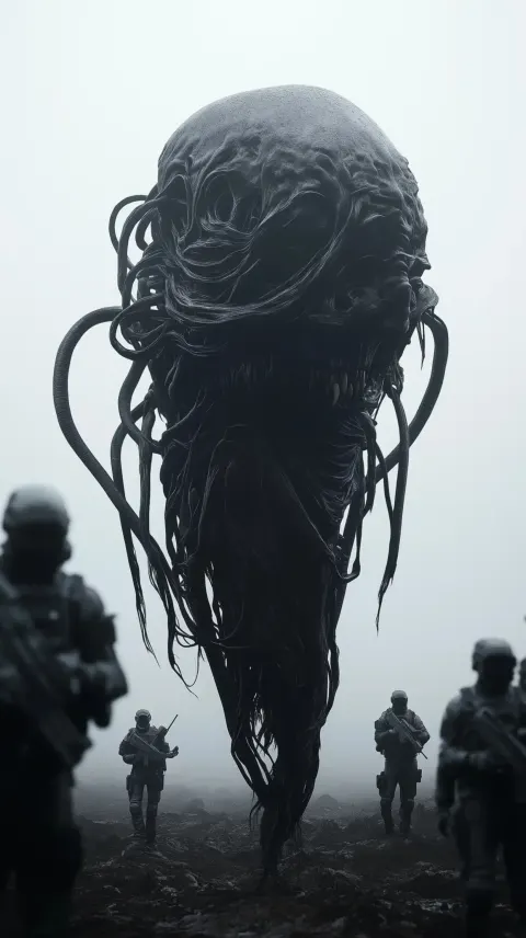 Gothic Horror Monster Landscape