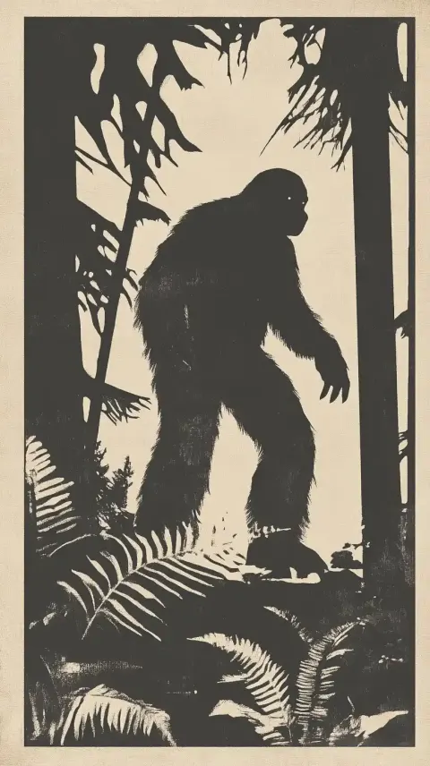 Bigfoot in Graphic Style