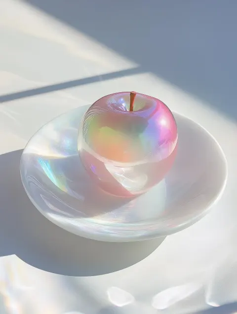 Holographic Apple in Water