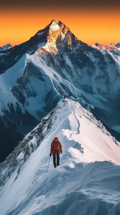 Realistic Adventurer on Everest