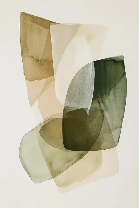 Minimalist Watercolor Shapes