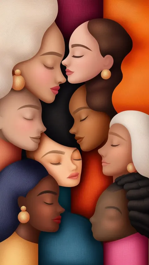 Diverse Women with Earrings