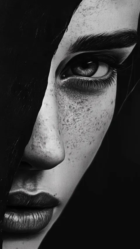 Black and White Portrait Inspired by Niki Boon