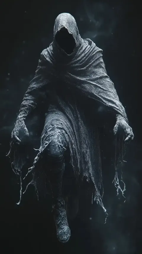Dramatic Shadow Creature Encounter