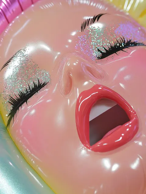 Inflatable Doll Close-Up
