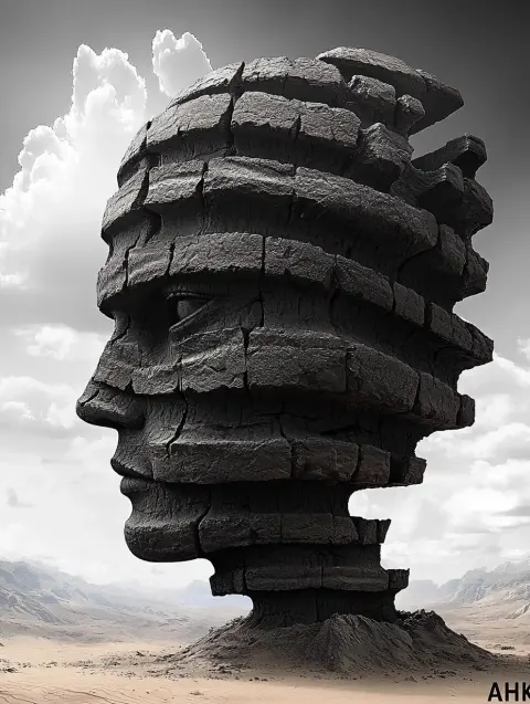 Surreal Black and White Art