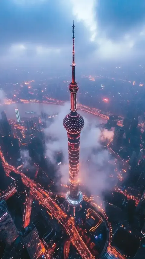 Guangzhou Tower Miniature Figure