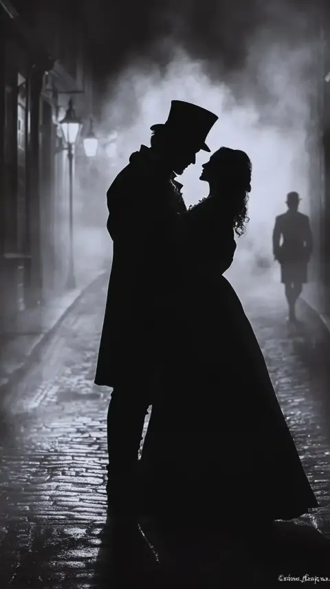 Silhouette of Violence in 1800s
