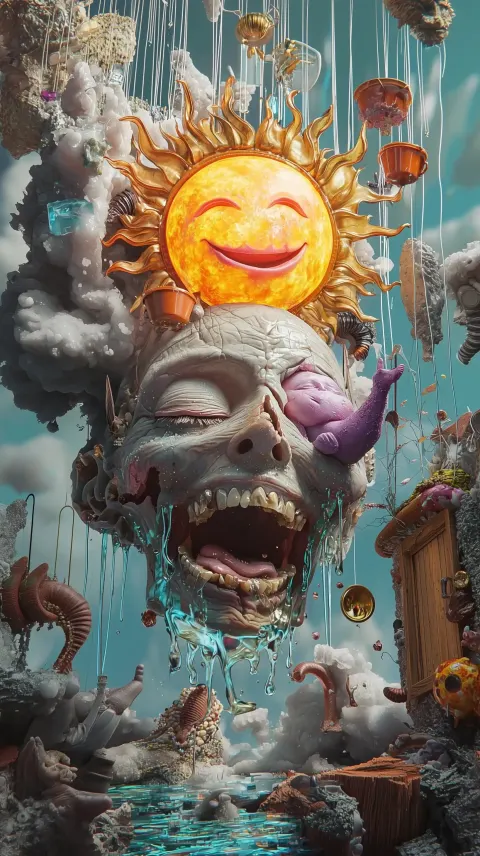 Surreal Sunlit Dreamscape
