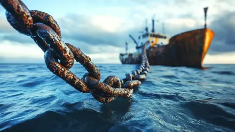 Rusty Chain from Trawler