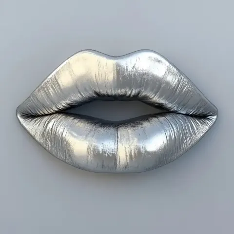 Metallic Realistic Lips