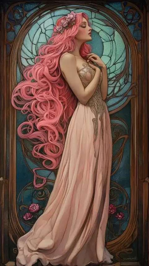 Art Nouveau Princess Portrait