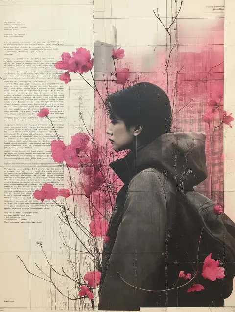 Postcard Sketch Collage