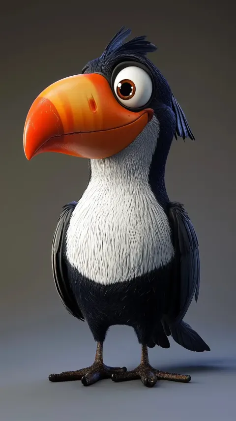 Pixar Toucan Character Design