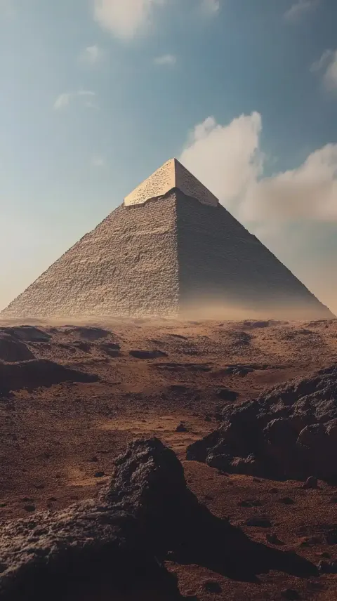 Pyramid Profile on Horizon