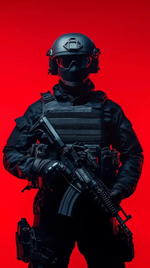 Tactical SWAT in Black